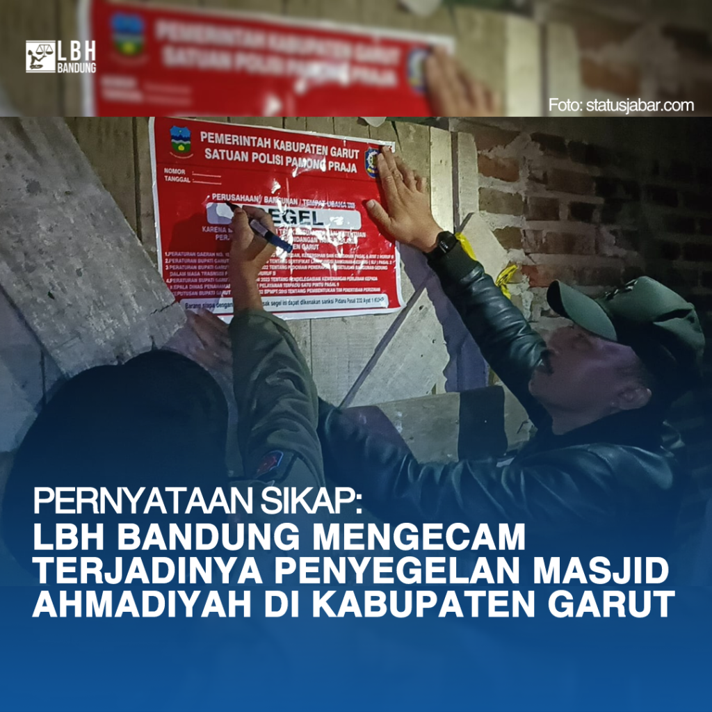 Penyegelan Masjid Jamaat Ahmadiyah di Kabupaten Garut